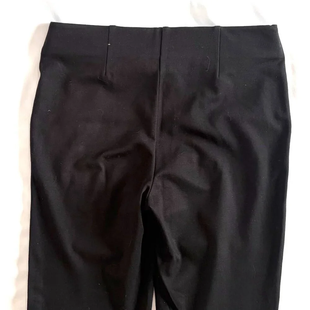 Chico's black knit pants Size 0 stretch cropped ankle